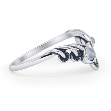 Mushroom Chevron Ring